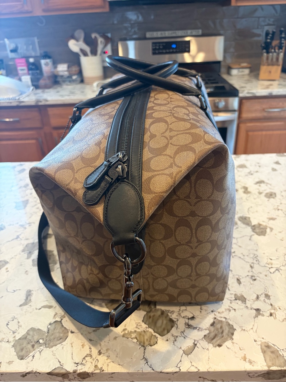Coach Trekker 52” travel duffle. - Picture 4 of 9